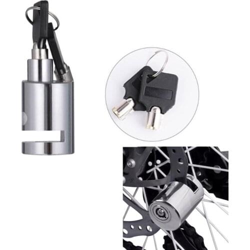 Bicycle Disc Brake Lock Anti-Theft Lock Waterproof Motorbike Bike Safety Anti-theft Wheel Security Lock With Two Keys