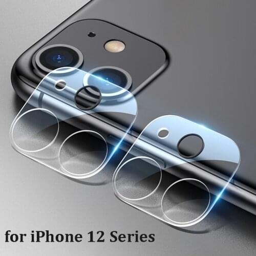 2pcs Integrated Camera Lens Tempered Glass Screen Protector for IPhone 12 Mini Pro Max Protective Glass Film for iPhone12
