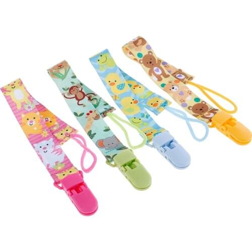 1Pc Newborn baby pacifier clips chain strap soother dummy nipple holder