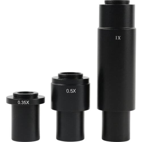 0.35X 0.5X 1X Lens Zoom C mount adapter Lens For 10A 0.7X~4.5X Camera Eyepiece lens Industry Microscope Lens