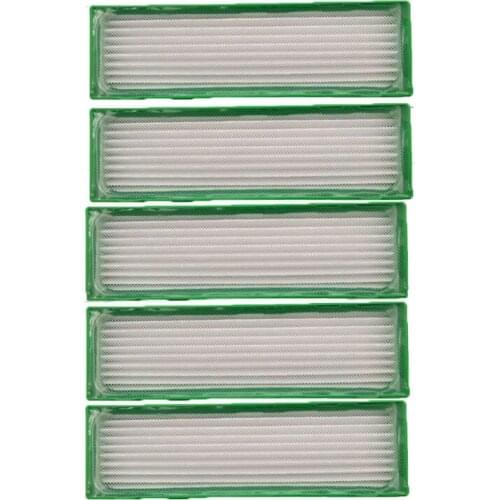 5 pieces/lot Vacuum Cleaner filter kits Replacement for Vorwerk VR-200 Cleaner accessories dust Parts