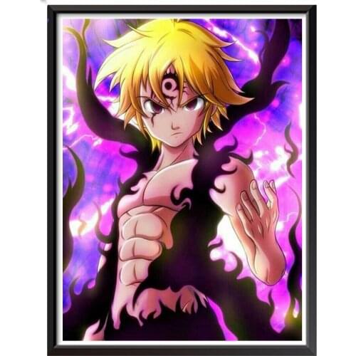 5D DIY Diamond Wall Decor Art Painting Seven Deadly Sins Full Square Drill Pictures Handmade Embroidery Mosaic Cross Stitch Gift