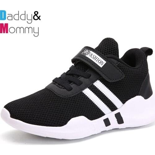 Brand Running Kids Shoes Boys Sport Sneakers for Girls Lightweight Tennis Children Sneakers Fashion Baby Footwear Size 28-39