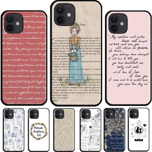 Pride And Prejudice Case For iPhone 11 Pro Max XS X XR 6 6S 7 8 Plus SE 2020 12 Mini 12 Pro Max Phone Coque
