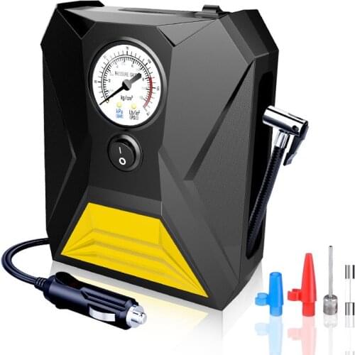 Digital Car Inflatable Pump Electric Tire Air Compressor Pump 12V Portable Digital Auto Tire Inflator with LED Light