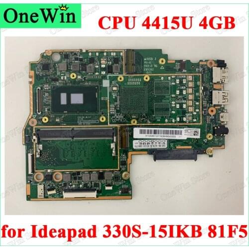 FRU 5B20R11503 for Lenovo Ideapad 330S-15IKB 81F5 330S-15 7000-13 Original Laptop Integrated Motherboard CPU 4415U WIN 4GB RAM