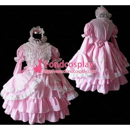 Sissy Maid Gothic Lolita Punk Sweet Fashion Dress Cosplay Costume Tailor-made[CK1204]