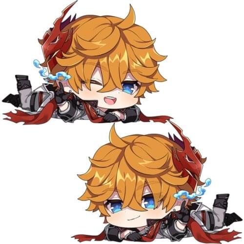 Game Genshin Impact Tartaglia Plush Pillow Doll Kawaii Cartoon Cosplay Accessories