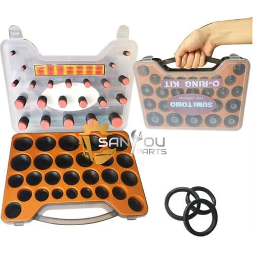 Excavator Special O-ring Kit Box for Hitachi Accessories Boxed Seal ring Komatsu EC CAT Doosan Excavator repair accessories