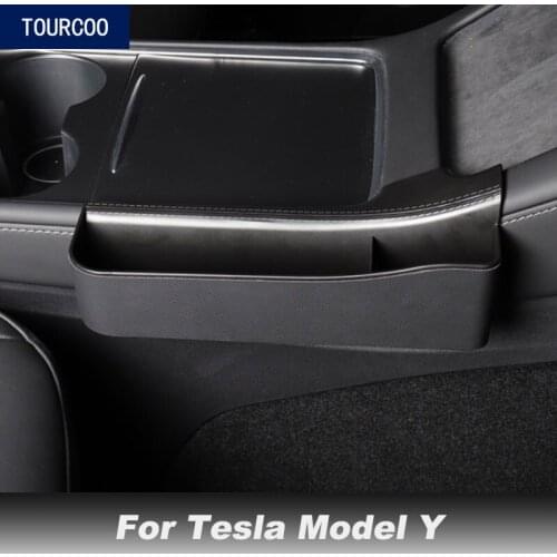 Car Interior Center Console Storage Box Seat Storage Container for Tesla Model Y Car Interior Modification Accessories