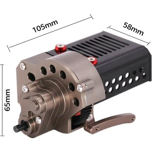 Metal Front Motor Transmission Box for Wrangler 90046 Rc Buggy Spare Parts