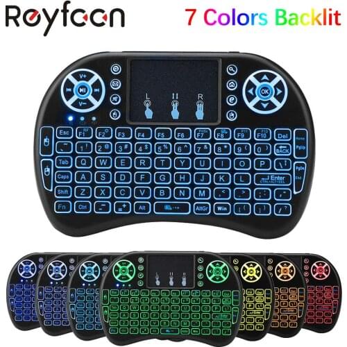 I8 mini keyboard English Version i8 Air Mouse Multi-Media Remote Control Touchpad Handheld Keyboard for Android TV BOX PC Lapto