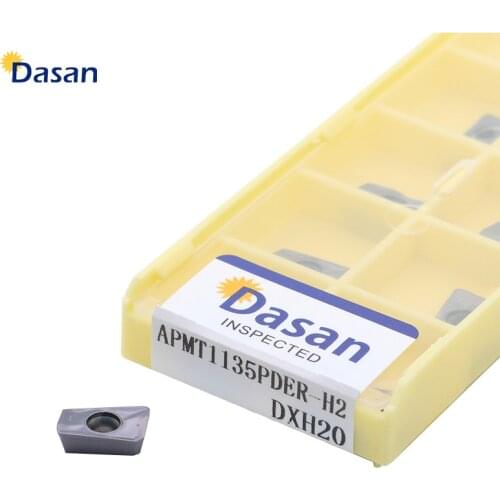10pcs APMT1135 PDER Insert Mill Cutter Carbide Blade High Quality Indexa Mill Cutter Plates Lathe Mill Tool for BAP300R
