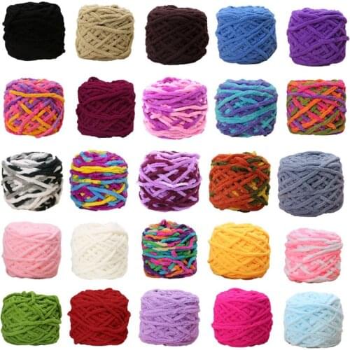 New 100g/1ball Soft Cotton Hand Knitting Yarn Chunky Woven Bulky Crochet Worested
