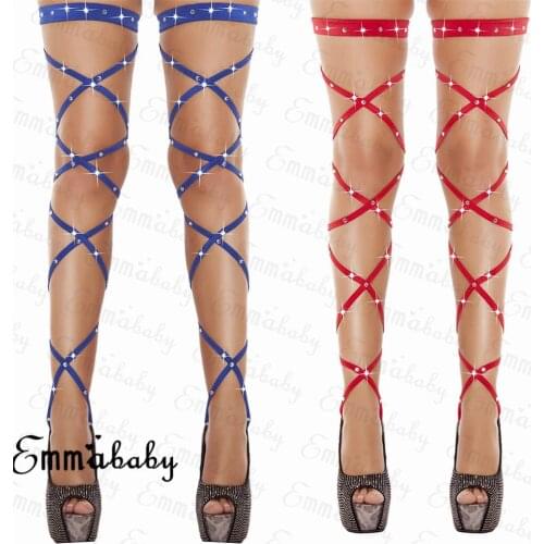 New Fashion Women Crystal Rhinestone Fishnet Elastic Stockings Fish Net Tights Pantyhose