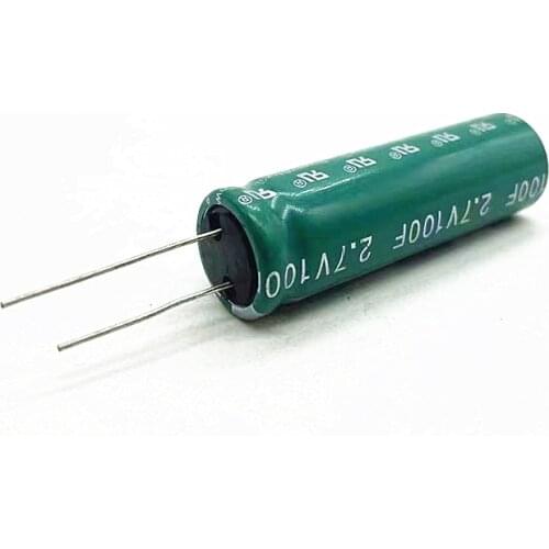 Original US 2.7V100F Fara capacitor brand new 100F2.7V super capacitor spot