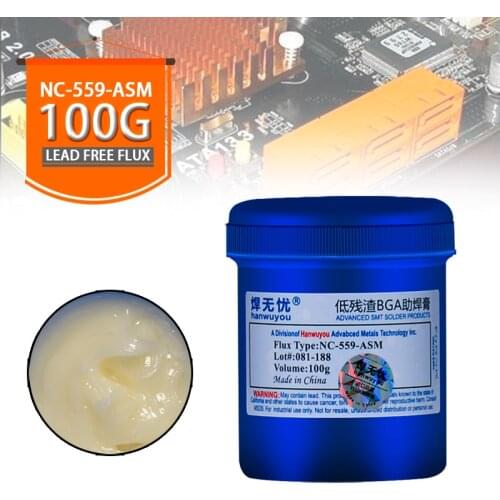 1Pc NC-559-ASM 100g Lead-Free Solder Welding Fluxes Paste For SMT BGA Reballing Soldering Welding Repair Tool