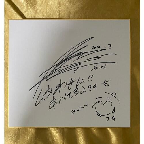 Hand signed LEE JOON GI autographed shikishi card art board 27*24 cm K-POP 0820D