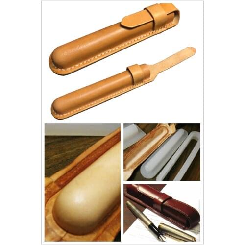 Hand-work unique design tools-Leather shaping mould-Leather Cigar Case mold pen boxes tool storage box- leather shaping stencil