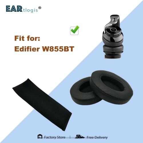 Replacement Ear Pads for Edifier W855BT W 855BT W 855 BT Bluetooth V700BT Headset Parts Leather Earmuff Earphone Sleeve Cover