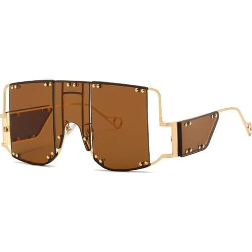 Oversized Square Men Vintage Sunglasses Classic Sun glasses Coating Lens Driving Eyewear For Men Women UV400