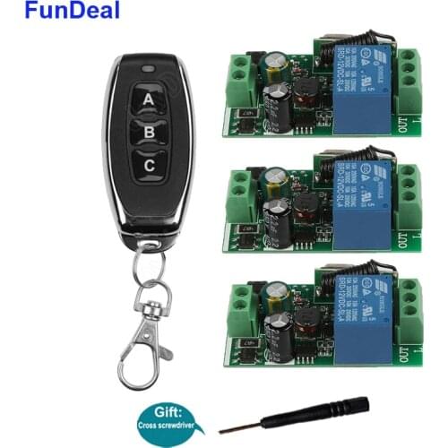 433Mhz Universal Wireless Smart Home Remote Control Switch AC 110V 220V 1CH Relay Receiver Module & RF 433mhz Remote Transmitter