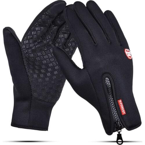 Kyncilor Winter Cycling Glove Bicyle Bike Riding Touch Screen Full Finger Motorbike Waterproof Warm Skiing Mitten