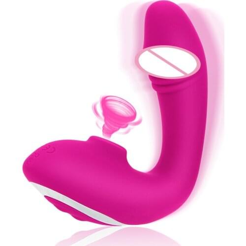 Usb Vibrator Clit Sucker Stimulator Dildo Vibrating G Spot Vibrator Vagina Nipple Sucker Sex Toys for Adults Couple Female