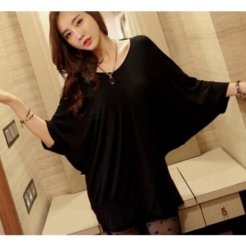 2017 Summer Fashion Bat Sleeves Lace Up T Shirt Women Sexy O-Neck Back Hollow Out Top Casual Basic Female T-shirt Plus Size 5XL