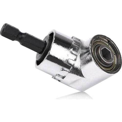 1/4 Hex Drill Bit Socket Holder Adaptor 105 Degree Angle Extension Right Driver Drilling Shank Screwdriver Magnetic