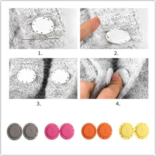 1pair Round 21mm Magnetic Buttons Diy Sewing Supplies Magnet Buckle Bag Button Double Sided Automatic Magnetic Invisible Snaps