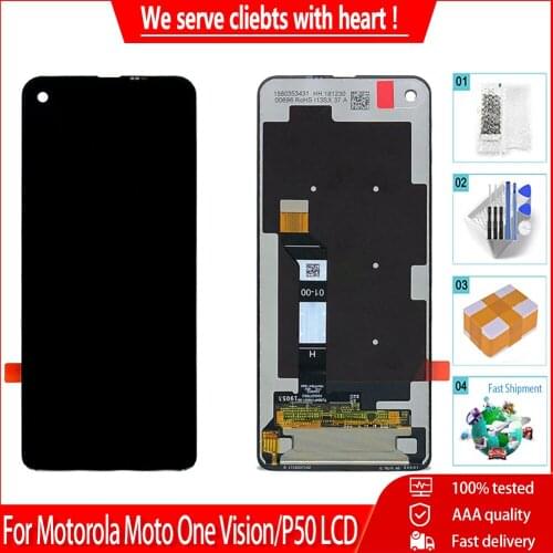 6.3" For Motorola Moto One Vision P50 XT1970-1 LCD Display Touch Screen Digitizer Replacement For Moto One Vision XT1970-1 LCD