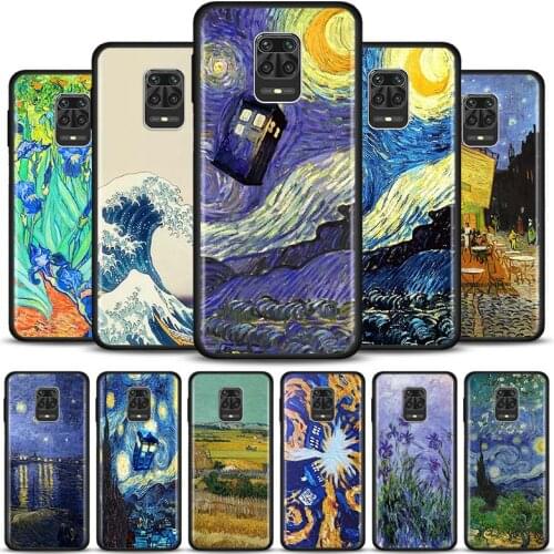Case For Xiaomi Redmi Note 10 Pro Max 5G 9 9S 9Pro Cover For Redmi K40 Pro Plus 9 Power 9T Vincent Van Gogh Starry Sky