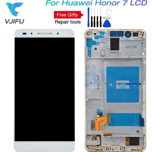For Huawei Honor 7 LCD Display Touch Screen Digitizer Assembly Replacement With Frame 5.2" For HuaweI Honor 7 Tested working