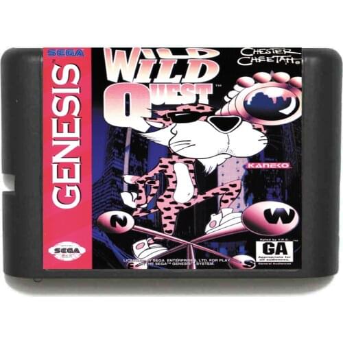 Chester Cheetah 2 - Wild Wild Quest 16 bit MD Game Card For Sega Mega Drive For Genesis
