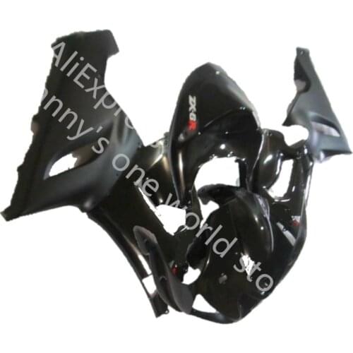 Fit fairings kit for KAWASAKI Ninja 2005 2006 ZX6R fairing kits ZX 6R 636 05 06 full black motorcycles fairing