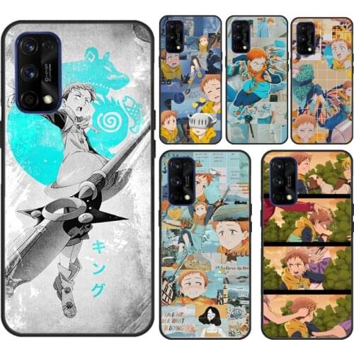 King The Seven Deadly Sins For OnePlus 9 Pro 7 8 T Nord 9R Case For Realme C3 C11 C15 C21 GT Neo Q3 6 7 8 Pro Cover