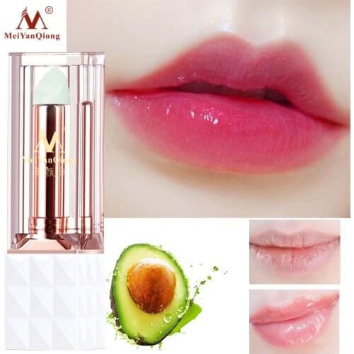 Shea Butter Moisturizing Color Change Lip Balm Skin Care Anti Aging Makeup Lip Care Beauty Nourishing Lipstick Plant Essence
