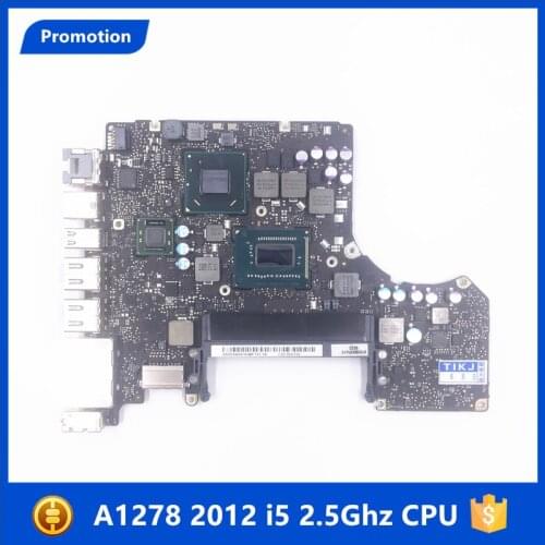 Wholesale MD101 For Macbook Pro 13" A1278 2012 Year i5 2.5GHZ Md101LL/A Logic Board laptop Motherboard 661 6588 820-3115-B 1278