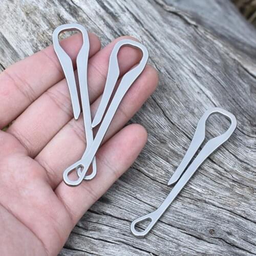Outdoor Carabiner Key Dangler Pack Keychain By KeySmart Clip Safety Buckle Rock Climbing Button Hook Camping Hiking Hook Bearing
