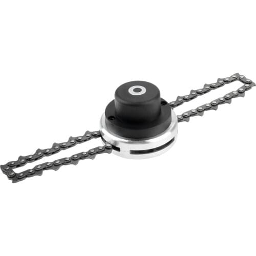 Grass Trimmer Head with Steel Chain Saw Links For Lawn Mower Garden Reapir Tools