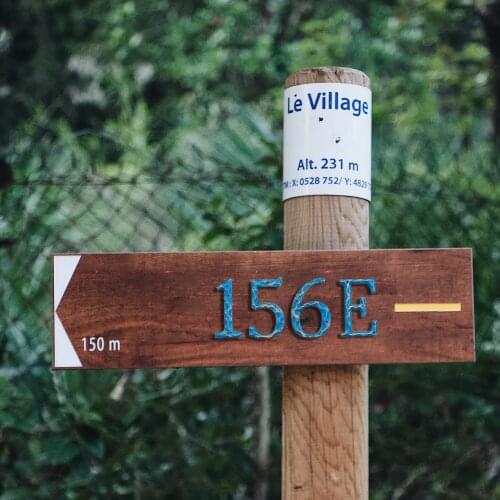 5.5 Inch House Numbers, Cast Iron Address / Mailbox Number for Outside or Front Door, Handmade Gold & Blue Finish