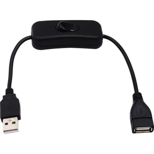 NEW 28cm USB Cable with Switch ON/OFF Cable Extension Toggle Toggle for USB Lamp USB Fan Power Supply Line Durable HOT SALE Ada