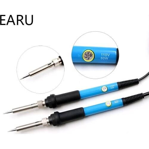 1pc DIY Soldering Iron 60W Adjustable Temperature Electric Solder Iron Rework Station Handle Heat Pencil Welding Repair Tools