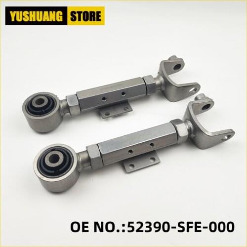 2Pcs Adjustable Rear Upper Control Arm For Honda ODYSSEY 2005-2014 CRV 2002-2014 OEM# 52390-SFE-000