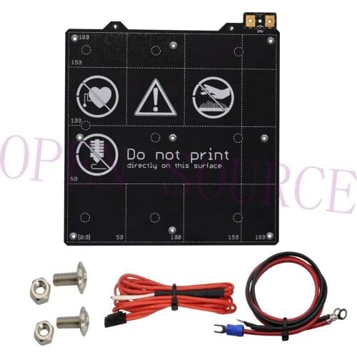 3d Printer Parts 24V PRUSA MINI 3d Printer Hot Bed Flat By Level Tester Heated Bed Heater Bed with Semitec Thermistor