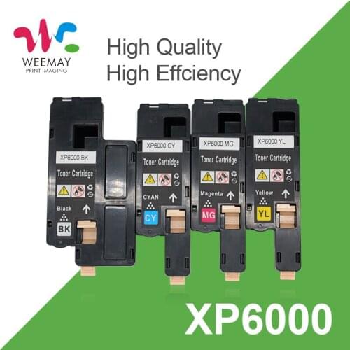 Weemay Compatible for XEROX Phaser 6000 6010 6015 color toner cartridge for 106R01634 106R01631 106R01632 106R01633