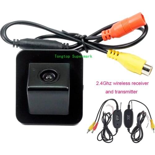 2.4Ghz Wireless CCD Car Rear view Backup Parking Camera for 2011 2012 Hyundai Elantra Waterproof Reverse Camera