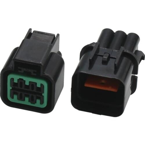 6Pin male and female(2.3)PB625-06027 PB621-06020 auto headlight fog lamp plug connector for Hyundai KIA