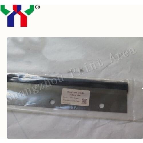 Promotion!High quality Wash up blade for Roland 600,1100*65*1.0mm,11 holes,5 pcs